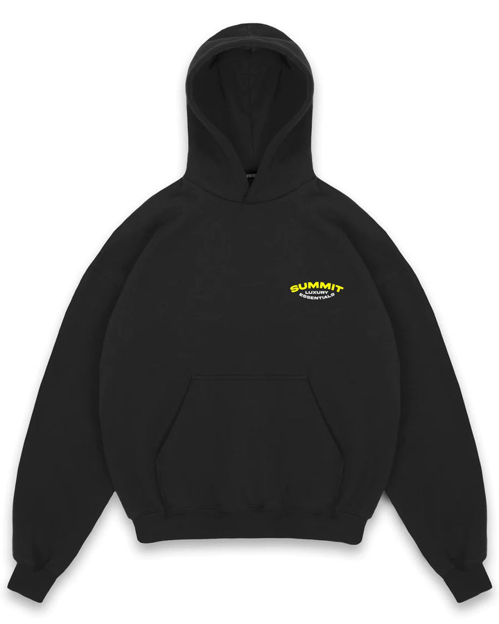 Summit Hoodie Luxury Essentials Black