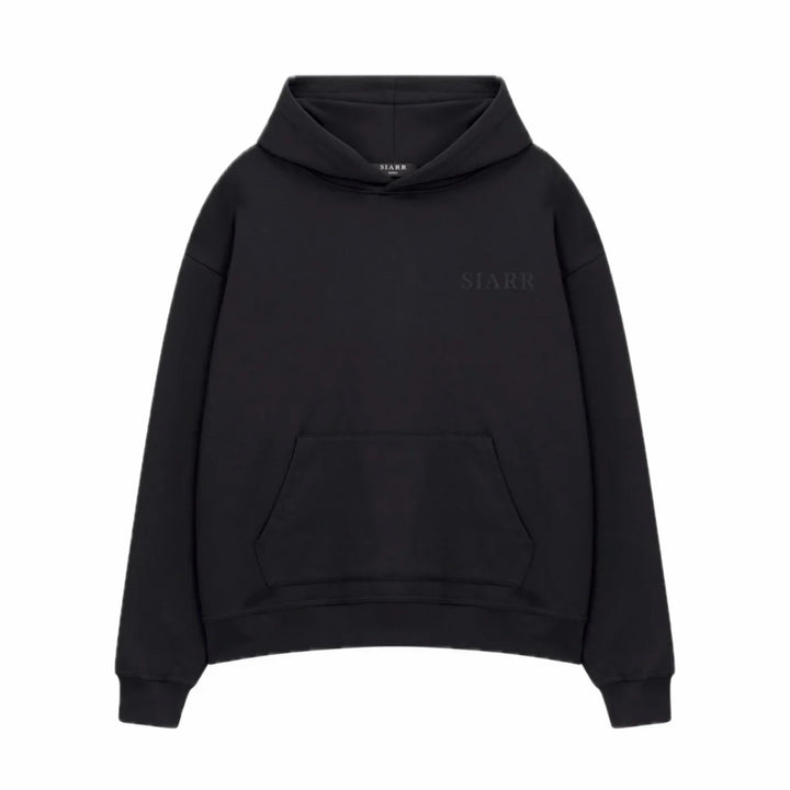 SIARR Puff Hoodie Black