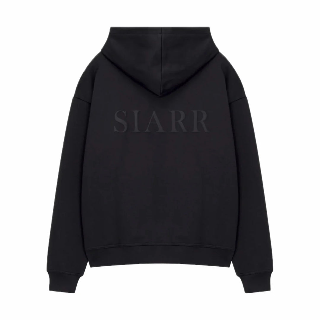 SIARR Puff Hoodie Black