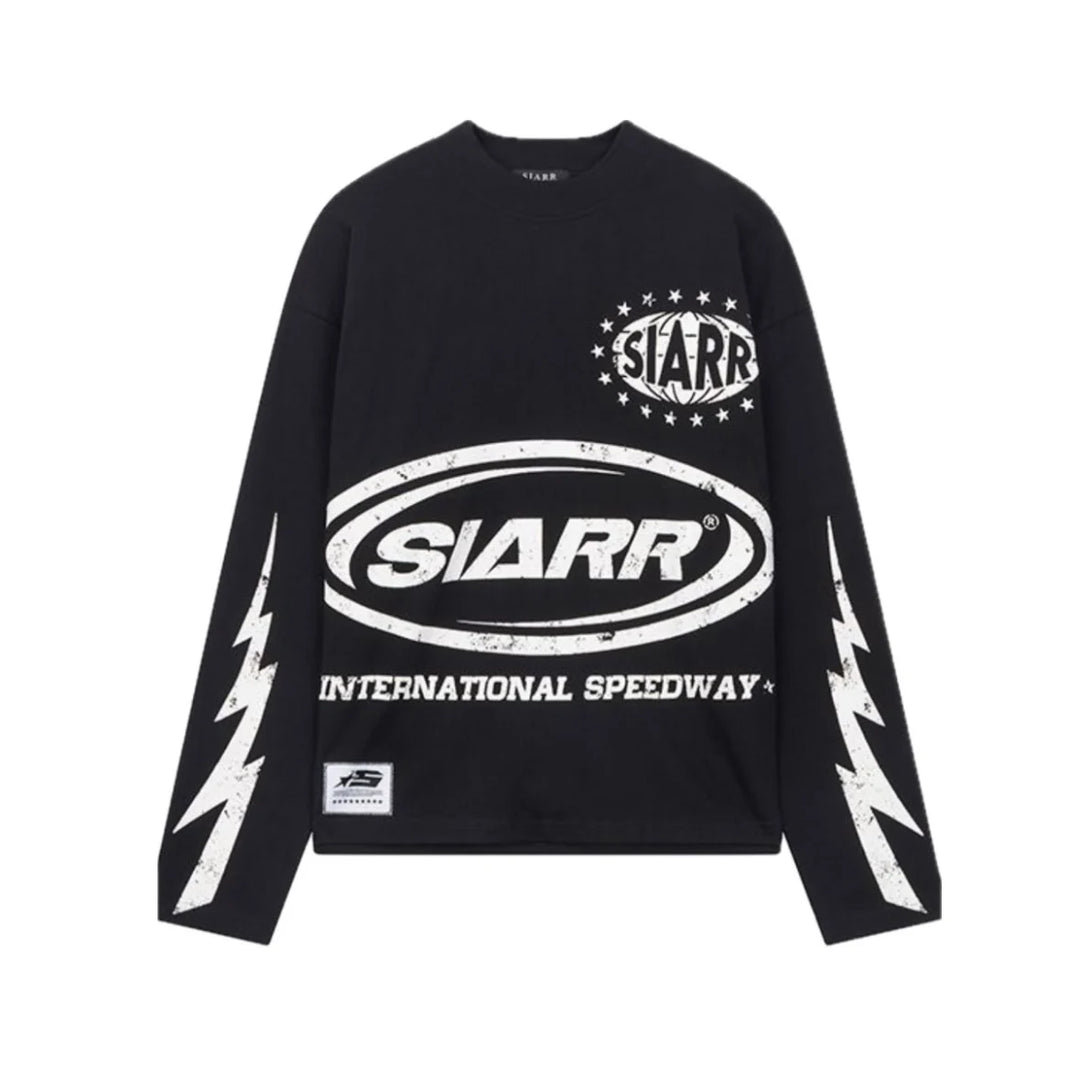 SIARR Speedway Long Sleeve T Shirt Black