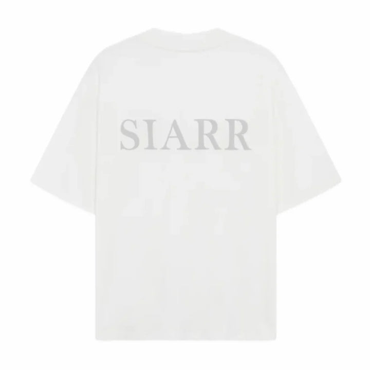 SIARR Puff T Shirt White Grey