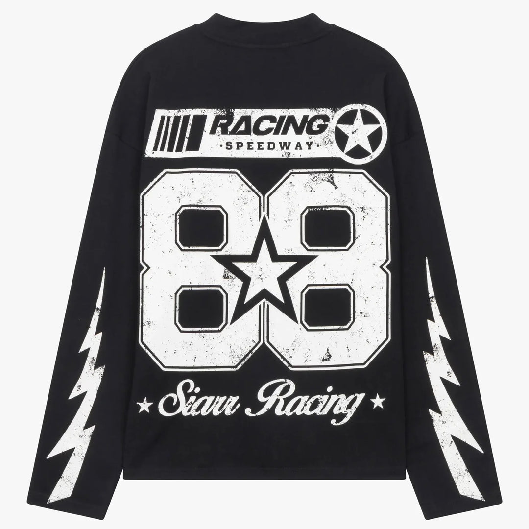 SIARR Speedway Long Sleeve T Shirt Black