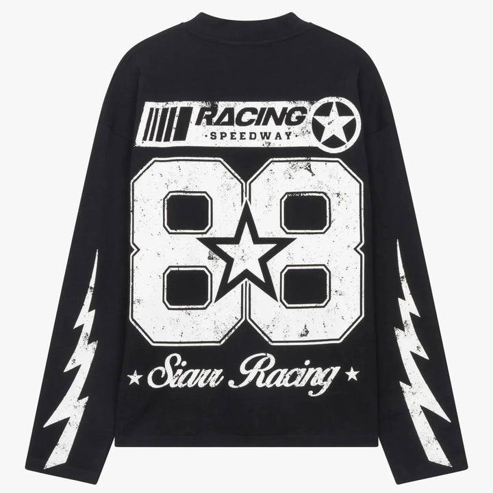 SIARR Speedway Long Sleeve T Shirt Black