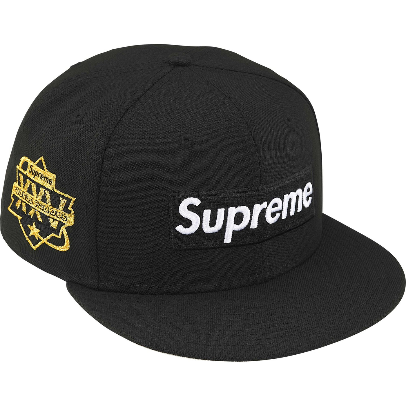 Supreme Cap Championship Box Logo New Era Black