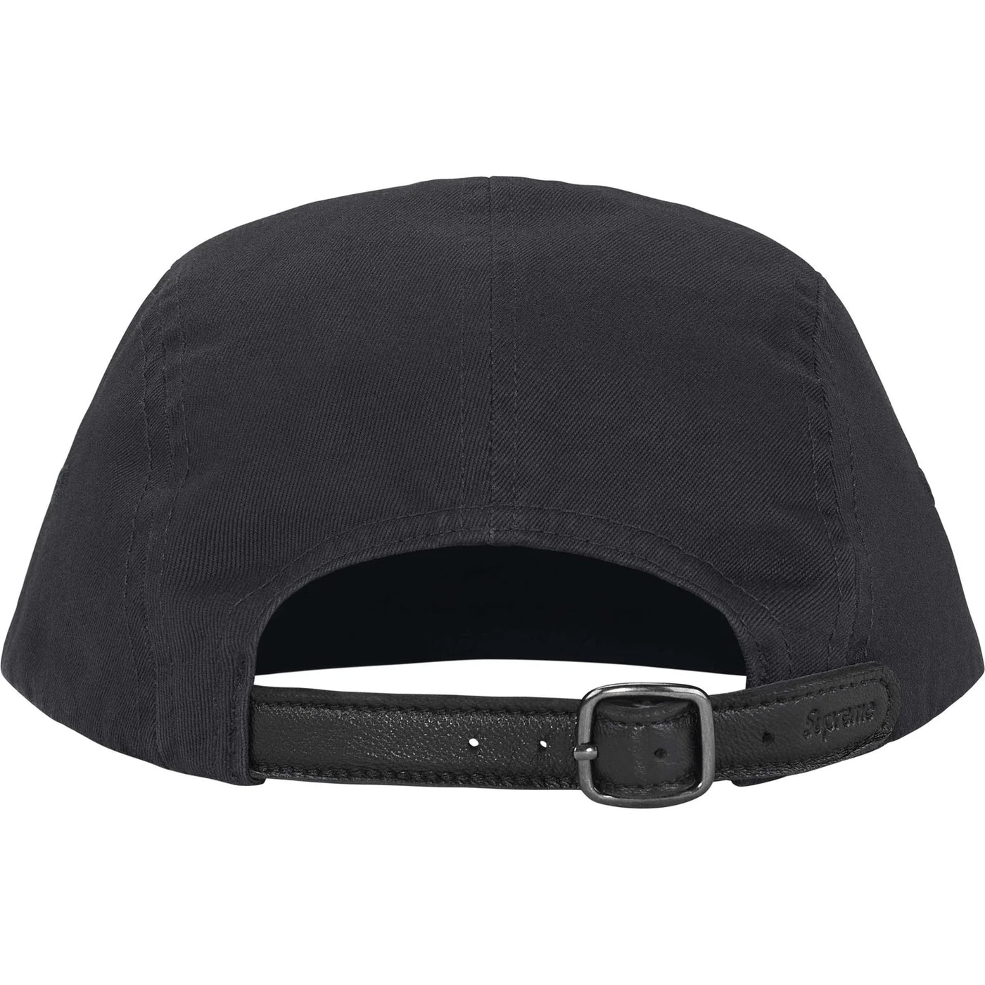 Supreme Cap Washed Chino Twill Black