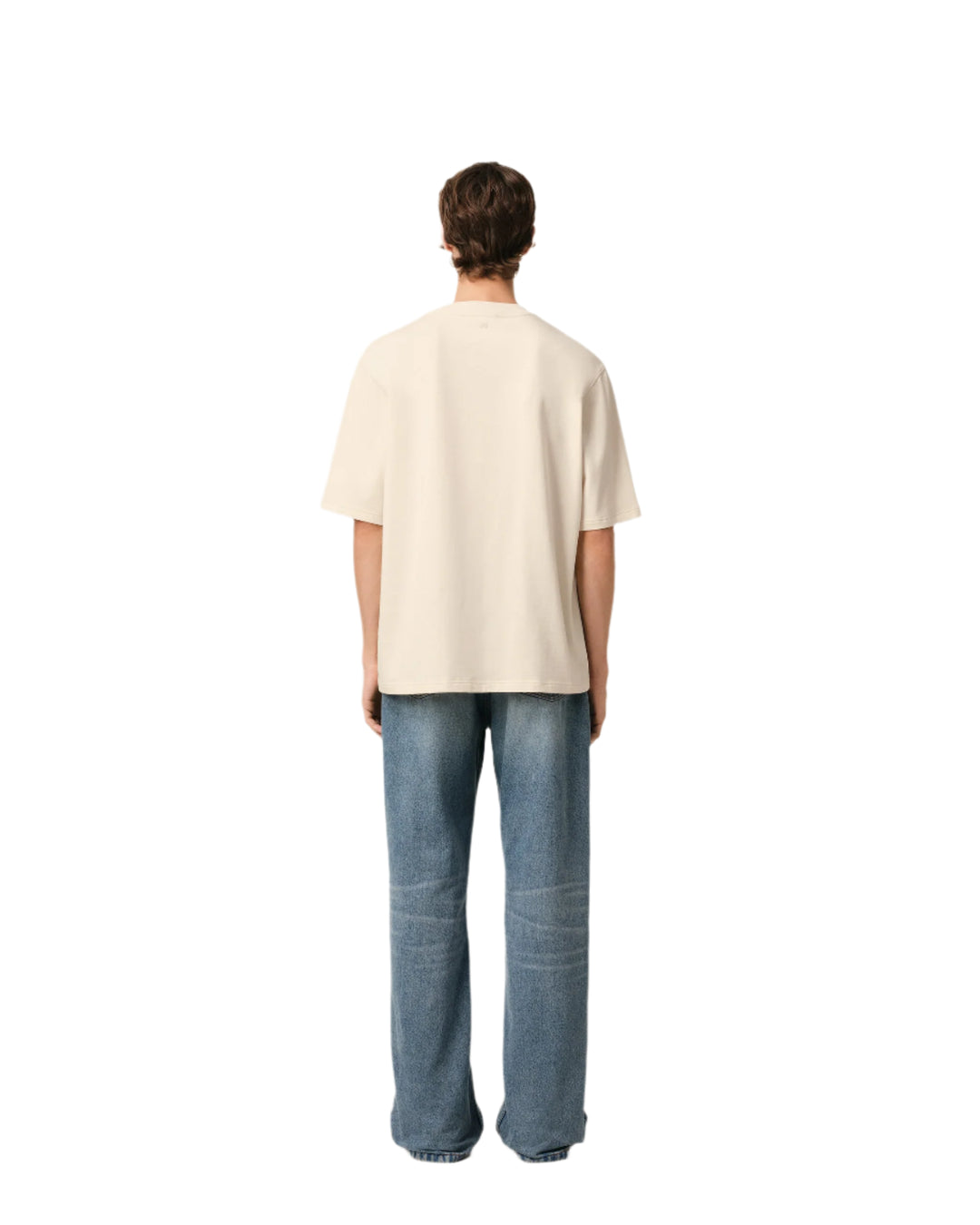 Ami Paris T Shirt Patch Cream