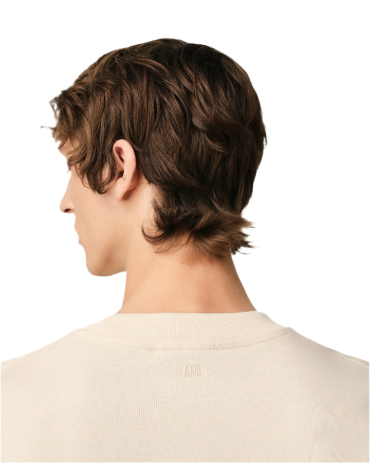 Ami Paris T Shirt Patch Cream