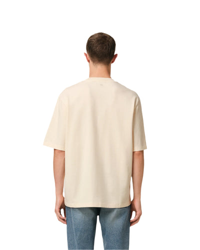 Ami Paris T Shirt Patch Cream Red