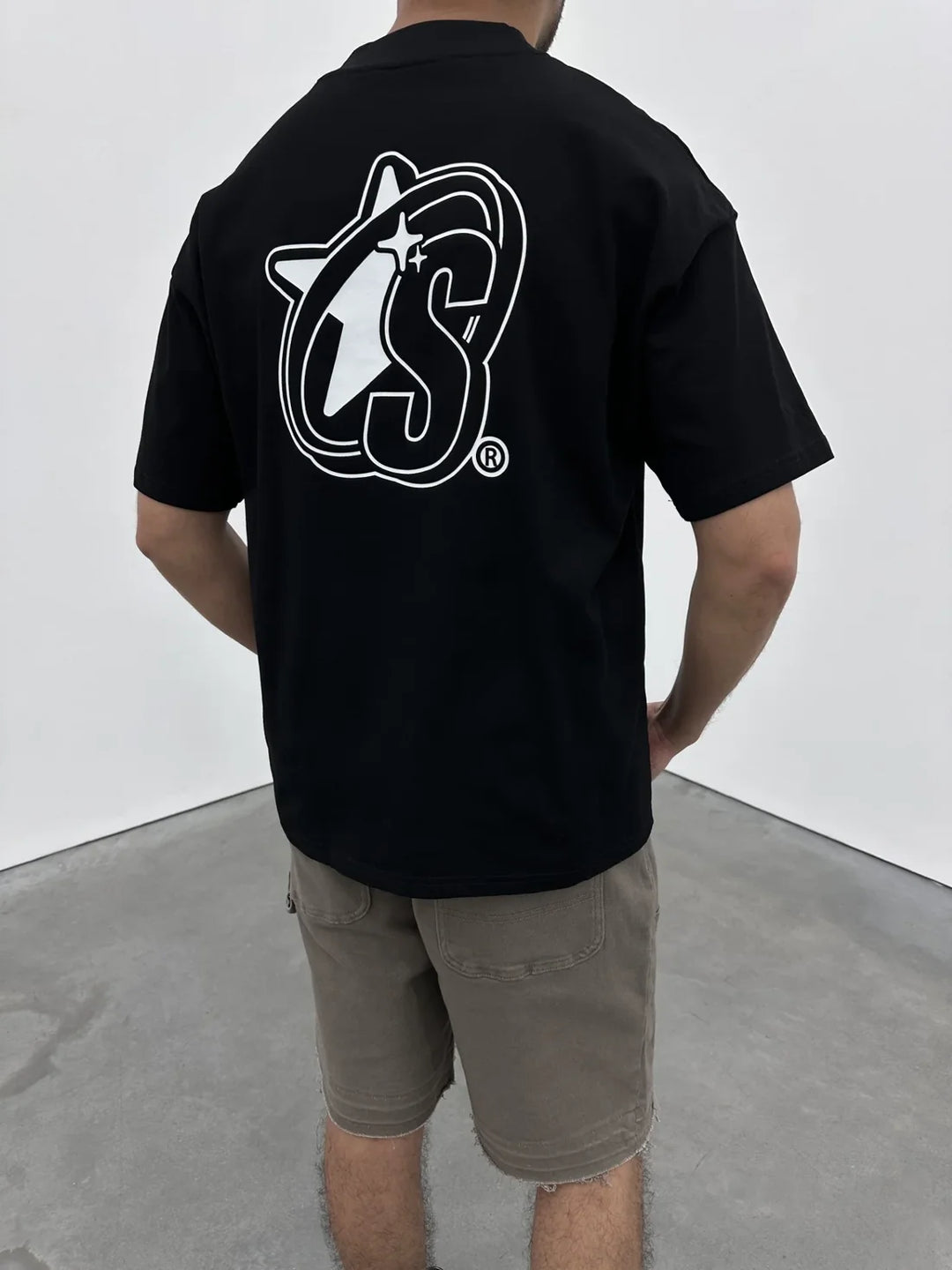 SIARR S Logo T Shirt Black