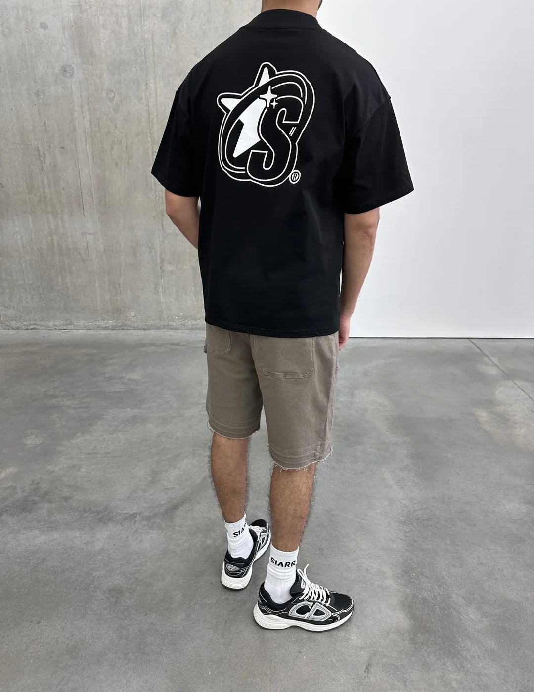 SIARR S Logo T Shirt Black