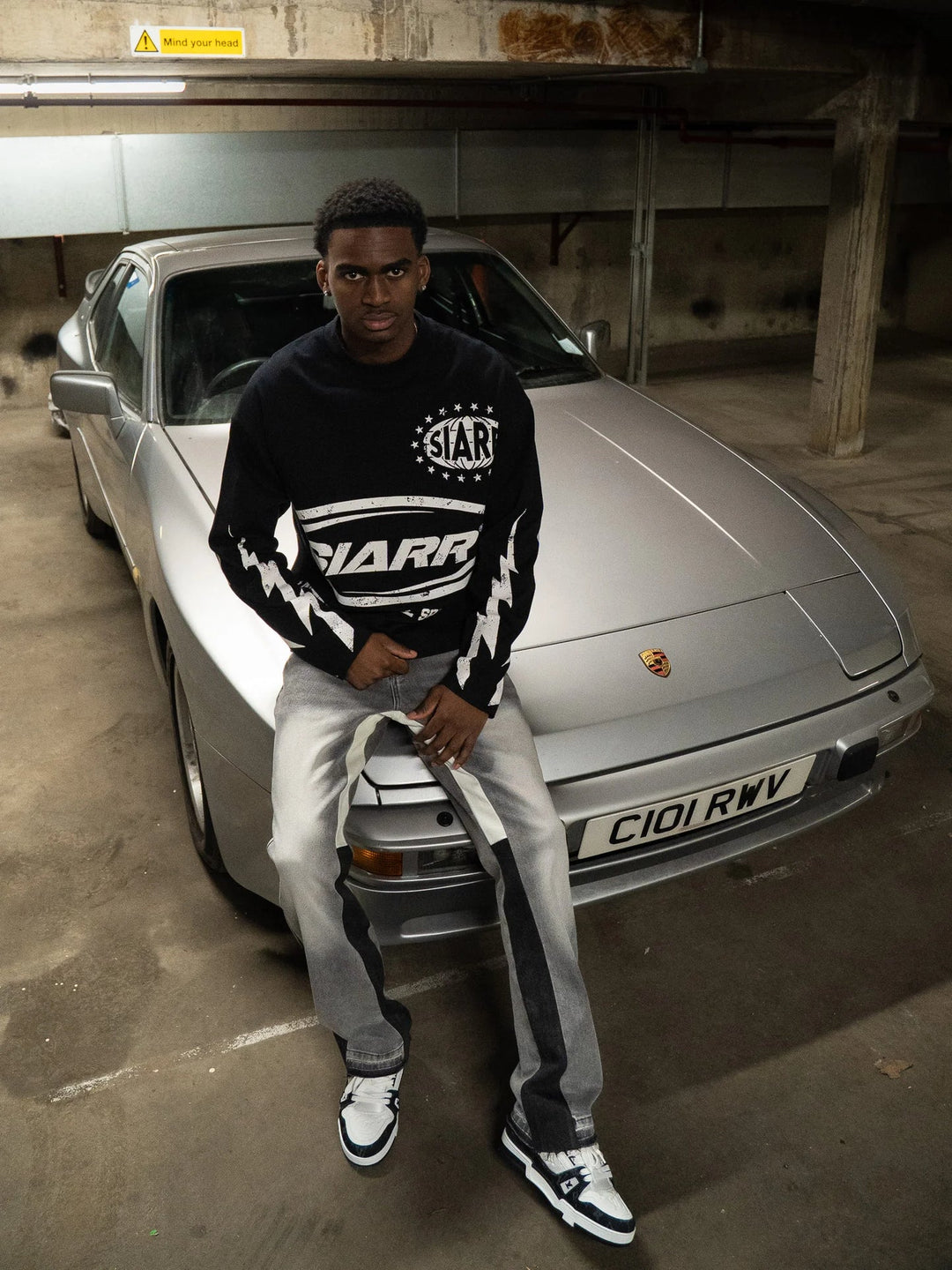 SIARR Speedway Long Sleeve T Shirt Black