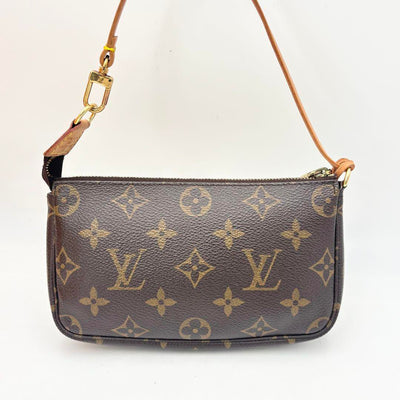 Louis Vuitton Pochette Monogram Canvas Shoulder Bag (Preloved)