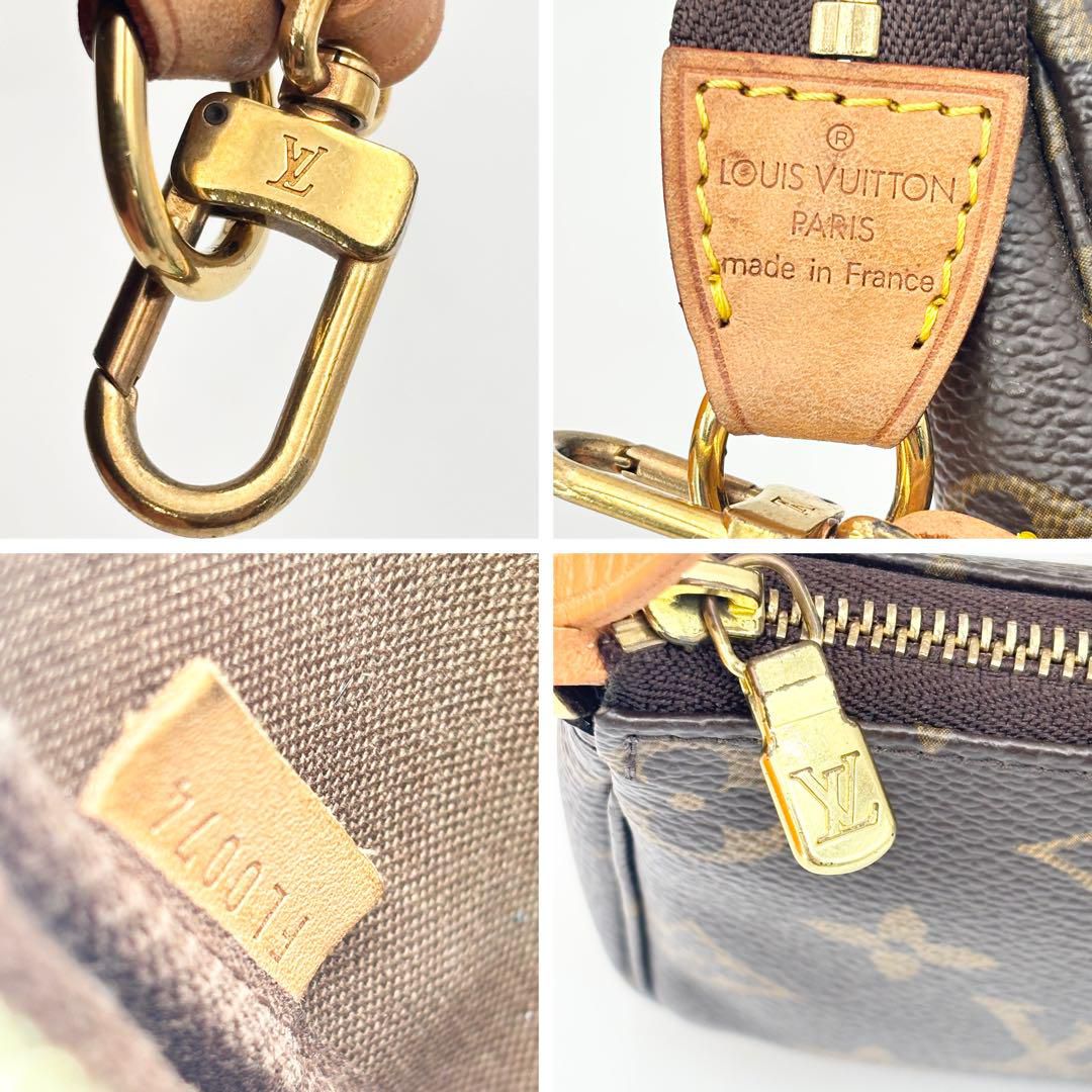 Louis Vuitton Pochette Mini Monogram Canvas Shoulder Bag (Preloved)