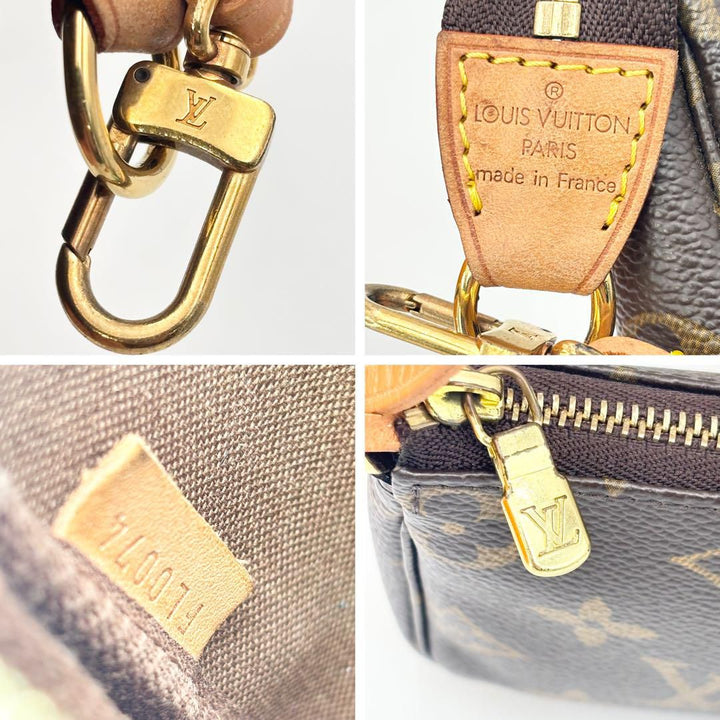 Louis Vuitton Pochette Mini Monogram Canvas Shoulder Bag (Preloved)