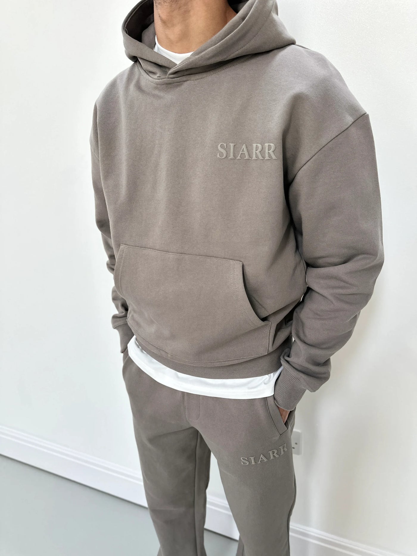 SIARR Puff Hoodie Dark Grey