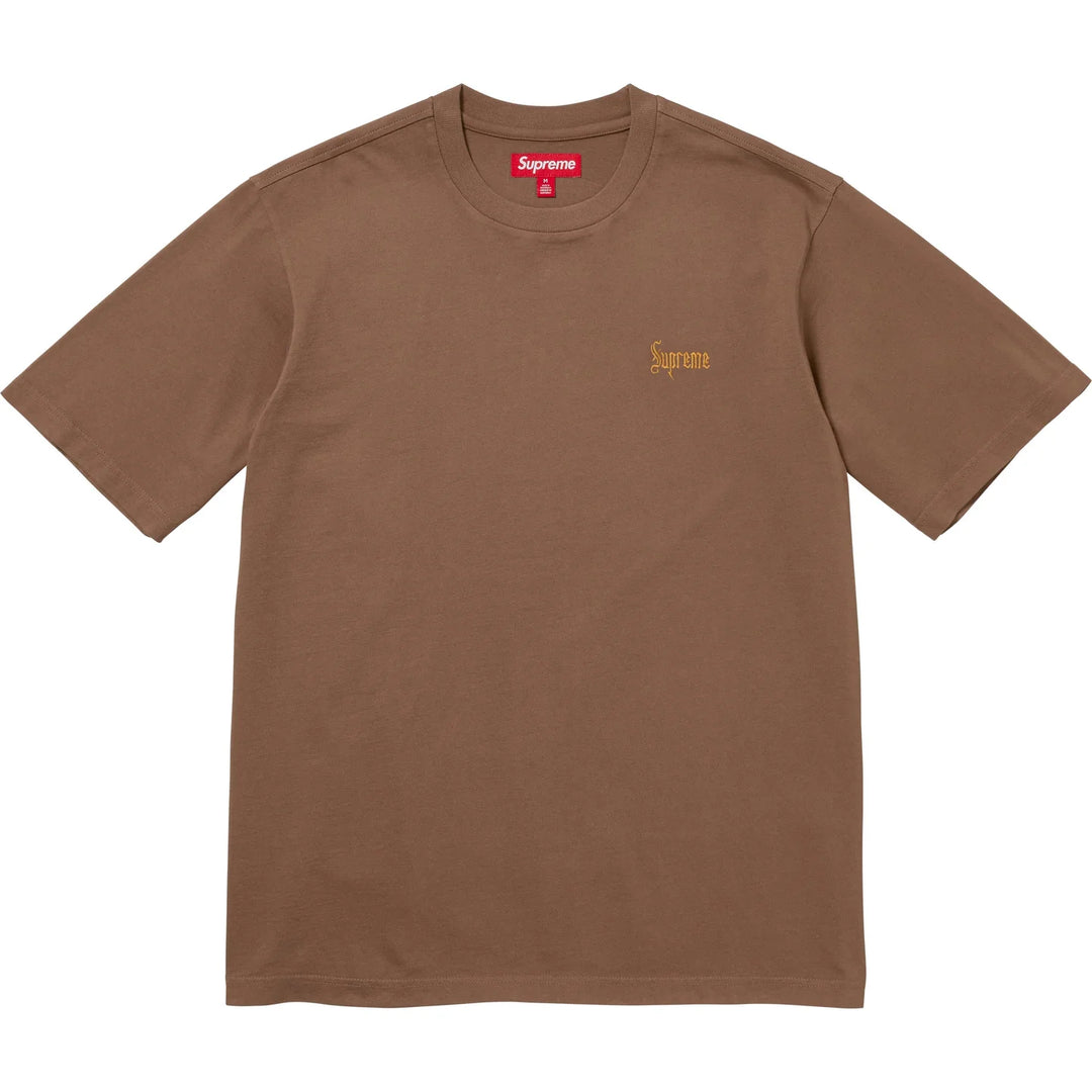 Supreme T Shirt Old English Brown