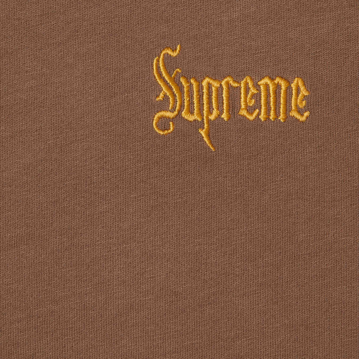 Supreme T Shirt Old English Brown