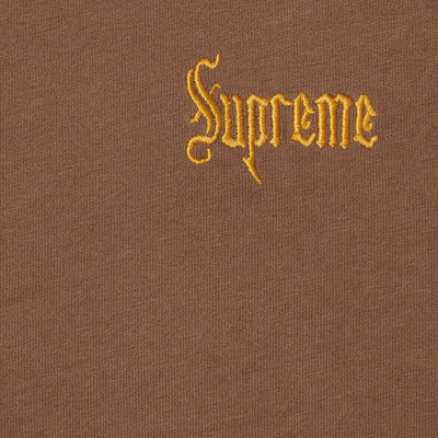 Supreme T Shirt Old English Brown