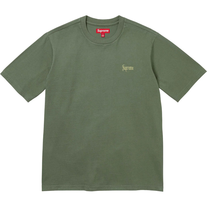 Supreme T Shirt Old English Olive Green – Flip Supply