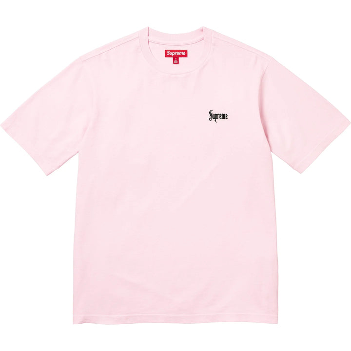 Supreme T Shirt Old English Pink