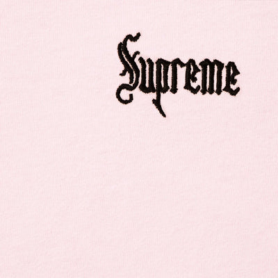 Supreme T Shirt Old English Pink