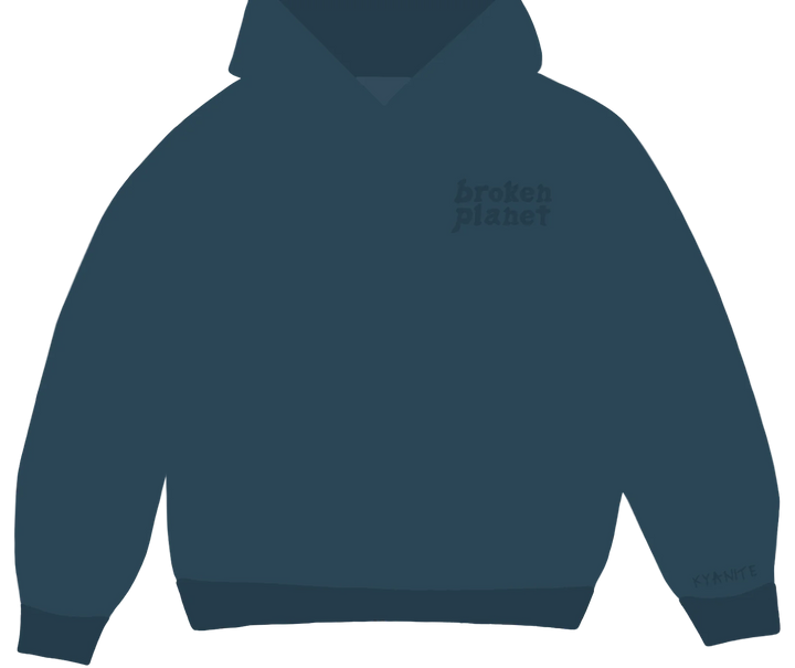 Broken Planet Market Basic Kyanite Blue Hoodie