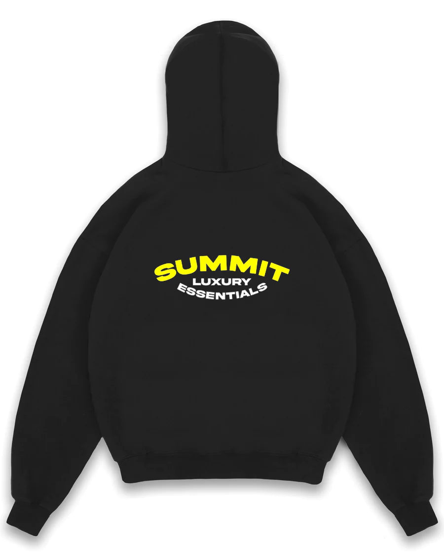 Summit Hoodie Luxury Essentials Black