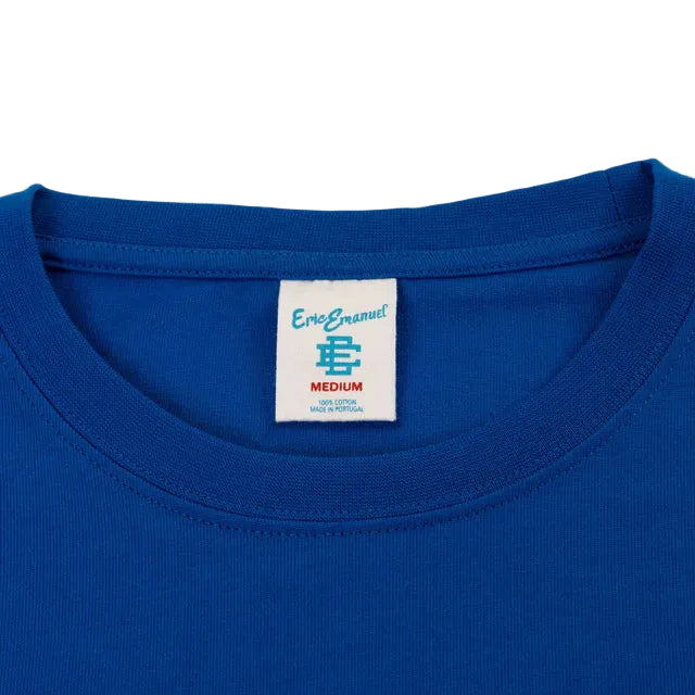 Eric Emanuel Long Sleeve T Shirt Blue/White