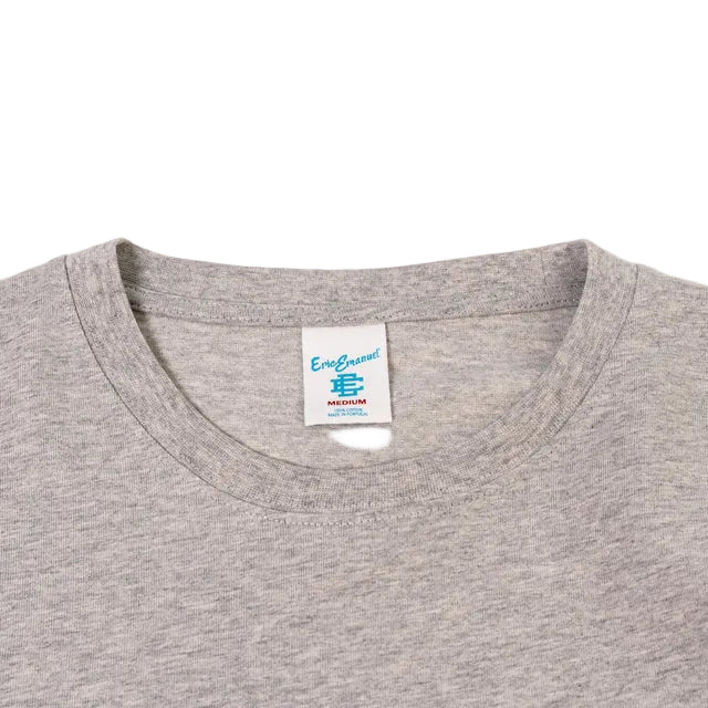 Eric Emanuel Long Sleeve T Shirt Grey/White