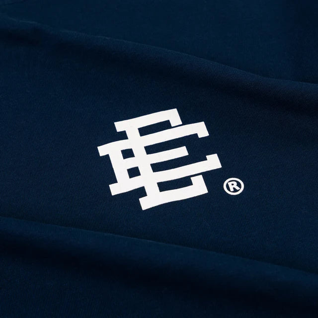 Eric Emanuel Long Sleeve T Shirt Navy/White