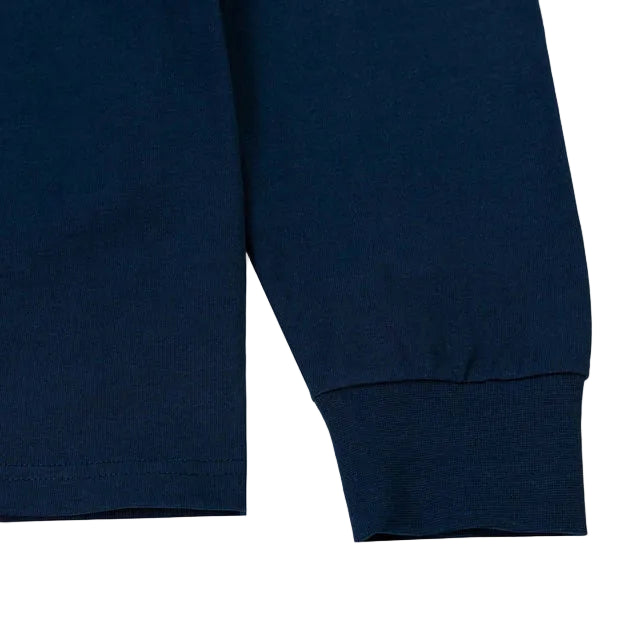 Eric Emanuel Long Sleeve T Shirt Navy/White