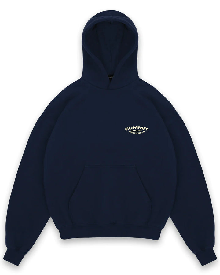 Summit Hoodie Luxury Essentials Navy