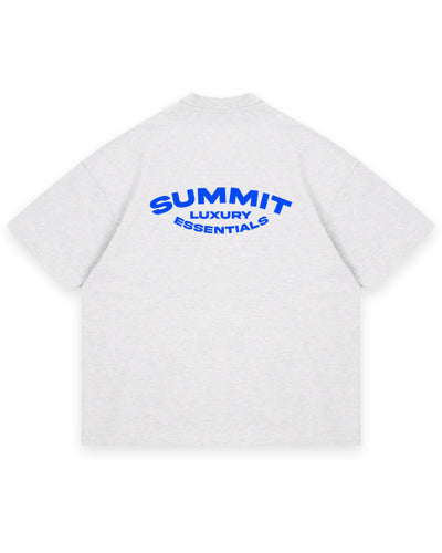 Summit T Shirt Luxury Essentials Marl Grey