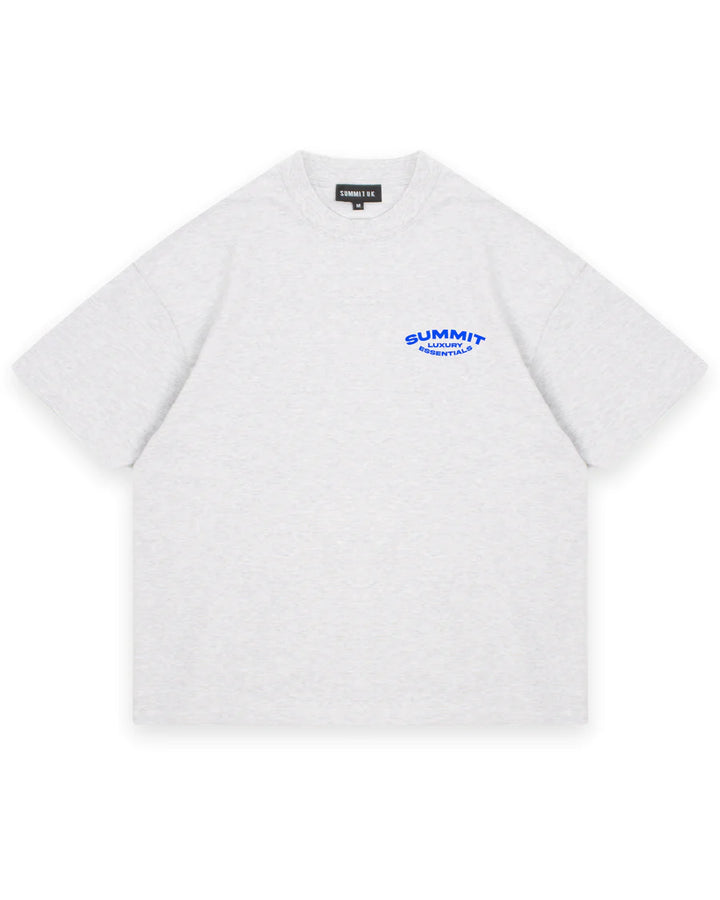 Summit T Shirt Luxury Essentials Marl Grey