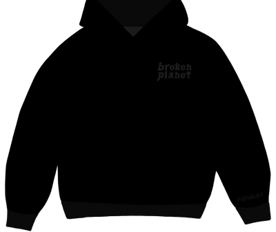 BROKEN PLANET MARKET BASICS T SHIRT- MIDNIGHT BLACK