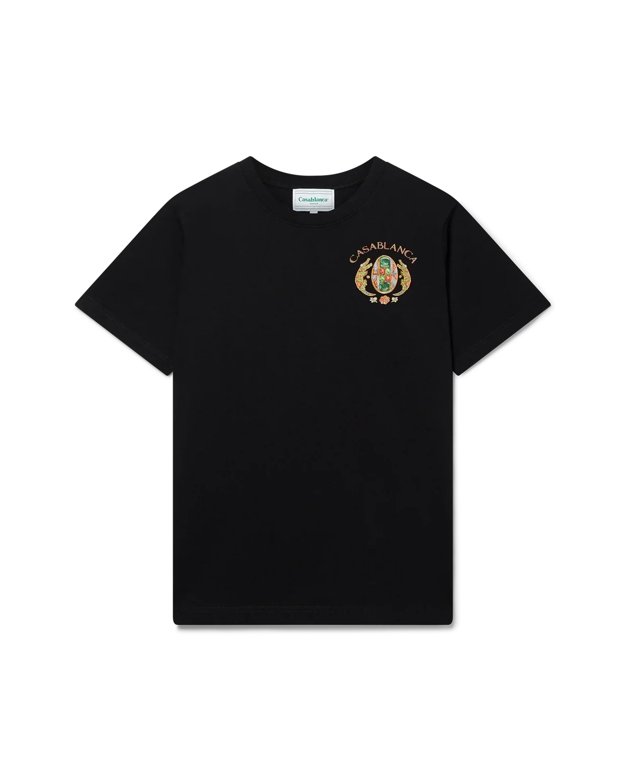 Casablanca T Shirt Joyeaux D'Afrique Tennis Club Black