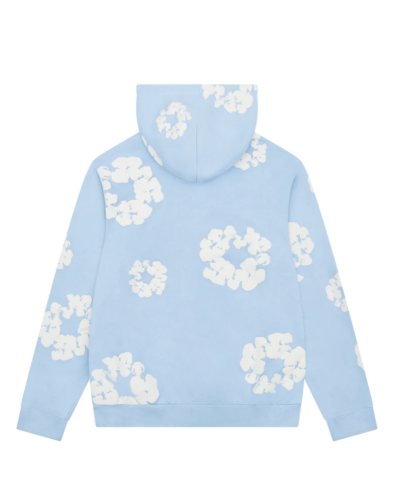 Denim Tears Hoodie Cotton Wreath Powder Blue