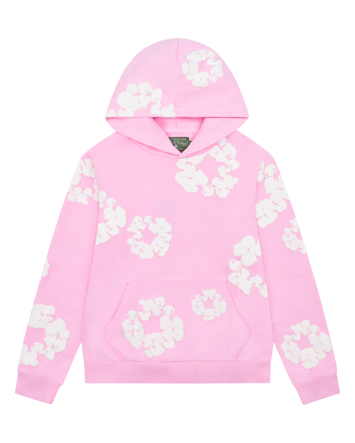 Denim Tears Hoodie Cotton Wreath Powder Pink