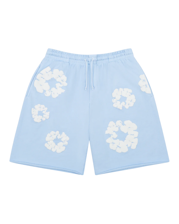 Denim Tears Shorts Cotton Wreath Powder Blue