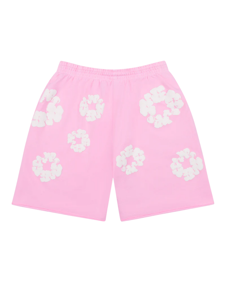 Denim Tears Shorts Cotton Wreath Powder Pink