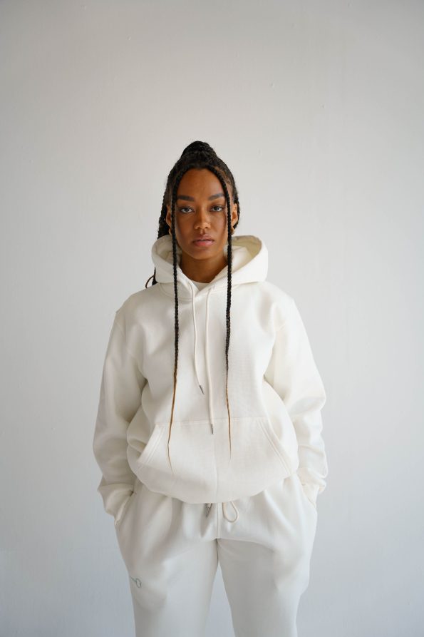 The Pastel House Hoodie Off White