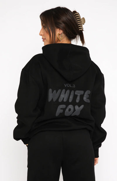 White Fox Hoodie Offstage Onyx