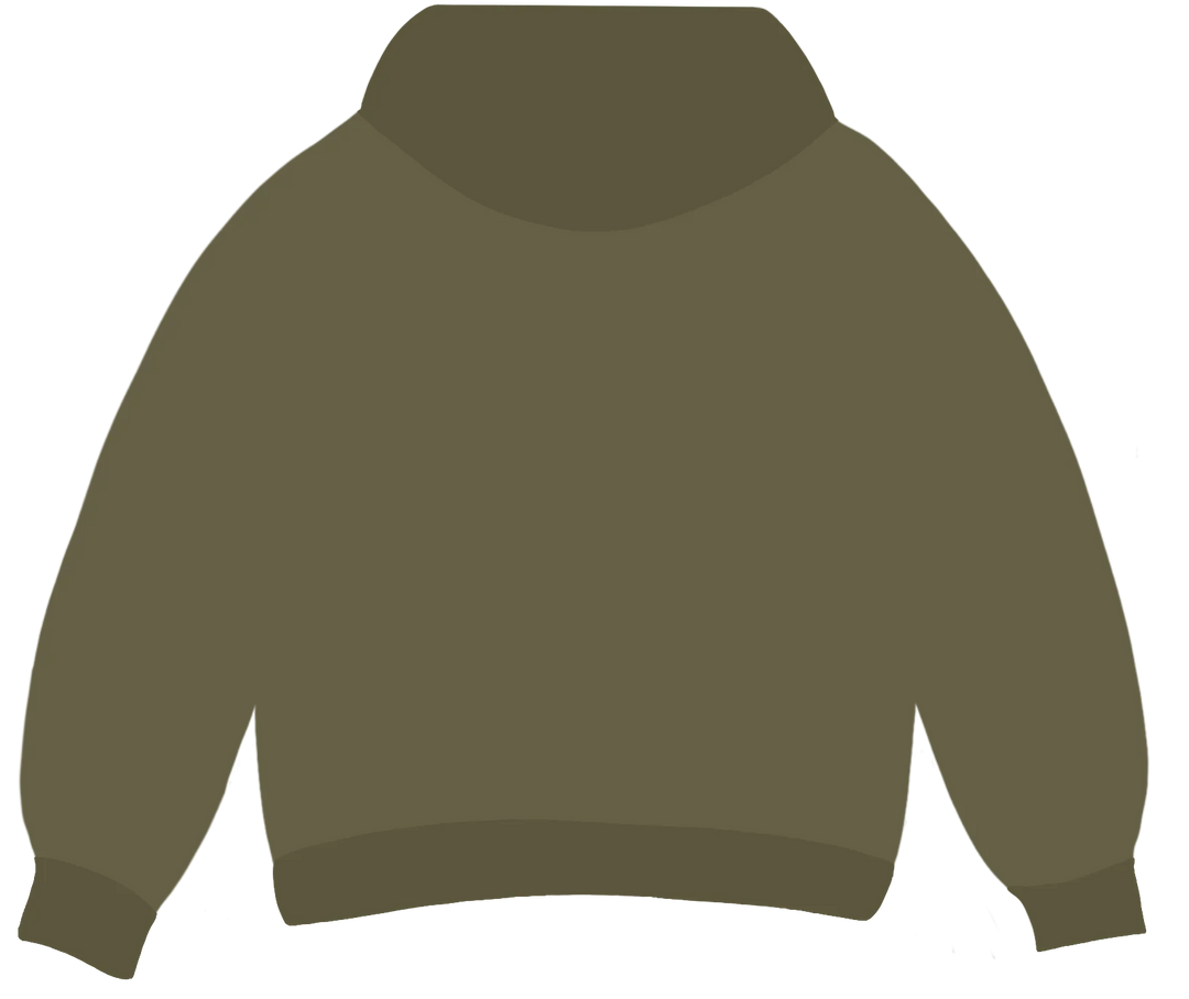 Broken Planet Market Olive Green Basic Hoodie