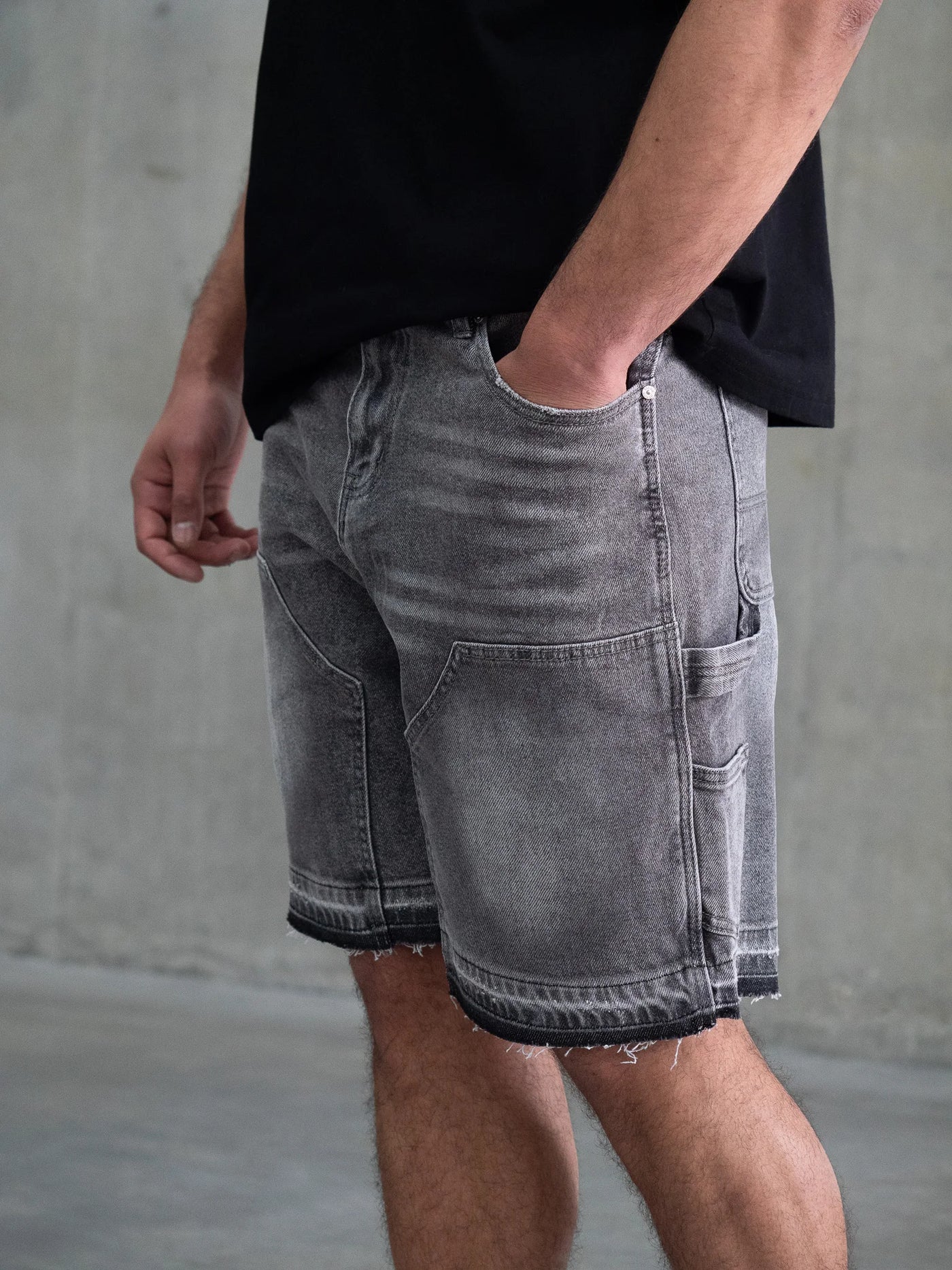 SIARR Carpenter Shorts Dark Grey