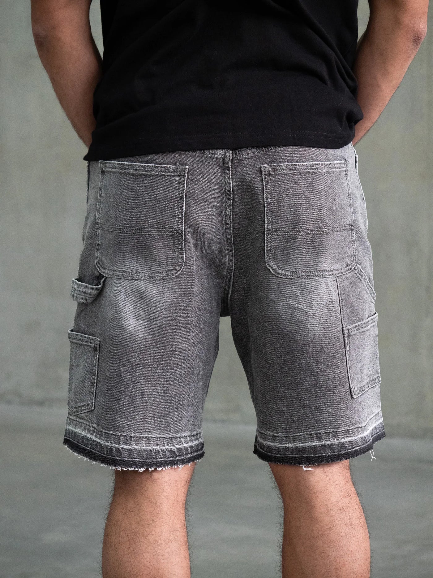 SIARR Carpenter Shorts Dark Grey