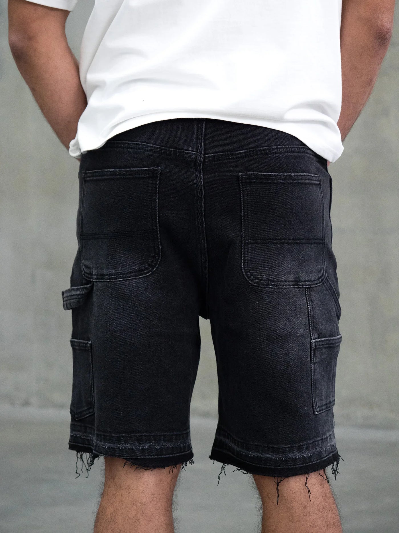 SIARR Carpenter Shorts Black