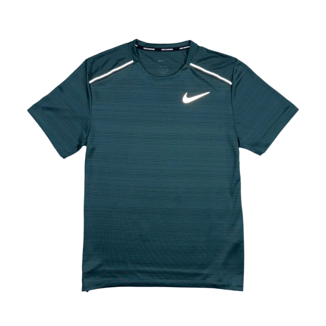 Nike Miler 1.0 T Shirt Deep Jungle