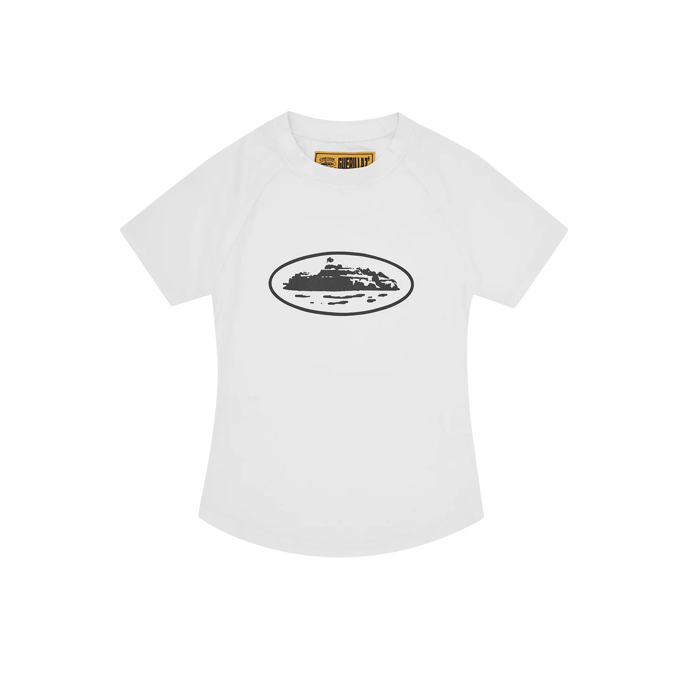 Corteiz Baby Tee Alcatraz White