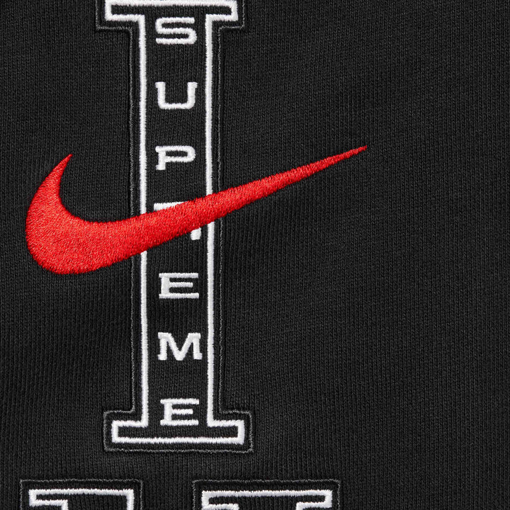 supreme nike hoodie black
