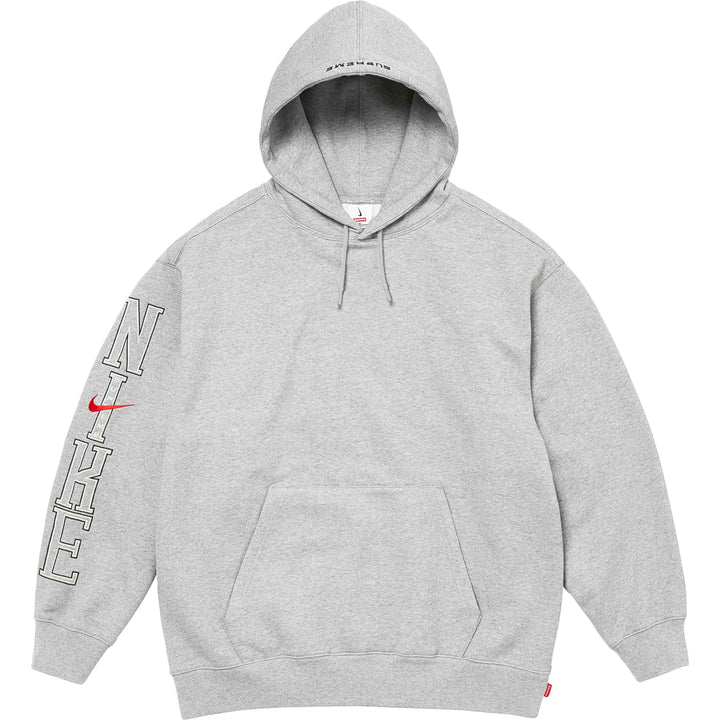 Supreme x Nike Hoodie Heather Grey (SS24)